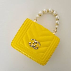 Yellow Kids Inspired Mini Purse
